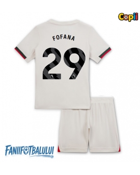 Chelsea Wesley Fofana #29 Echipament de Fotbal Replică 2025-26 Copii Deplasare (+ Șorturi)